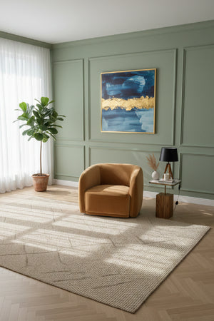 Modern European furniture - Curved Back Accent Chair - www.oroa.com