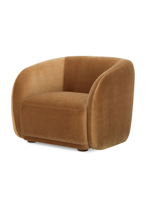 Modern European furniture - Curved Back Accent Chair - www.oroa.com