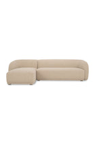 Modern European furniture - Curved Back Sectional Sofa - www.oroa.com