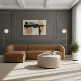 Curved Back Sectional Sofa | Novi Living Faye