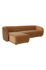 Modern European furniture - Curved Back Sectional Sofa - www.oroa.com