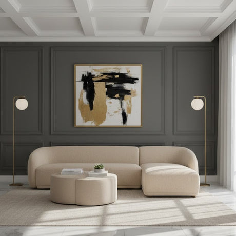   Curved Back Sectional Sofa | Oroa.com