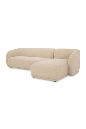 Curved Back Sectional Sofa | Novi Living Faye | Oroa.com