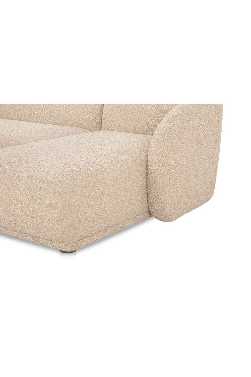 Curved Back Sectional Sofa | Novi Living Faye | Oroa.com