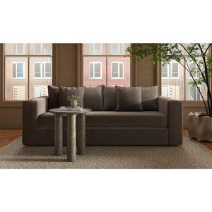 Modern European furniture - Dark Upholstered Sleeper Sofa - www.oroa.com
