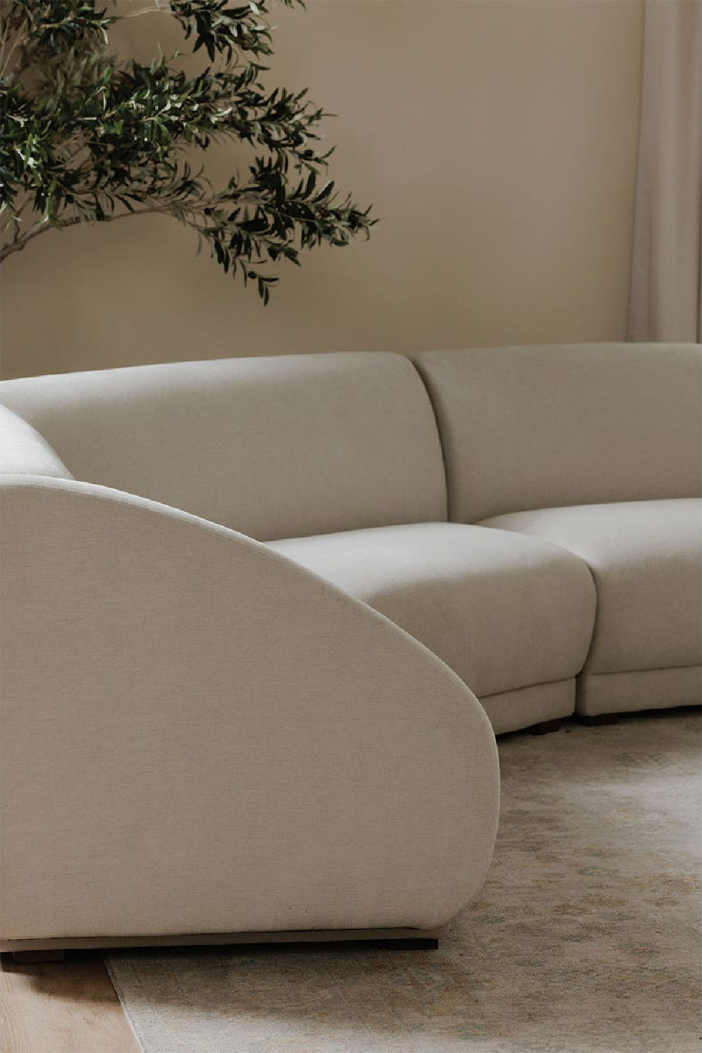 Modern European furniture - Gray Modular Lounge Chair - www.oroa.com