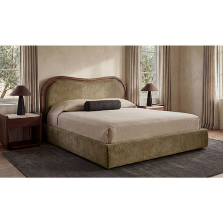 Green Upholstered Bed | Novi Living Camilla