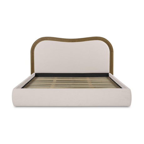 Cream Upholstered Bed | Novi Living Camilla