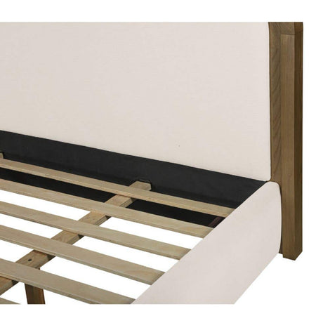 Cream Upholstered Bed | Novi Living Camilla