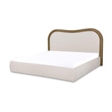 Cream Upholstered Bed | Novi Living Camilla