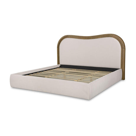 Cream Upholstered Bed | Novi Living Camilla