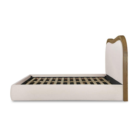 Cream Upholstered Bed | Novi Living Camilla