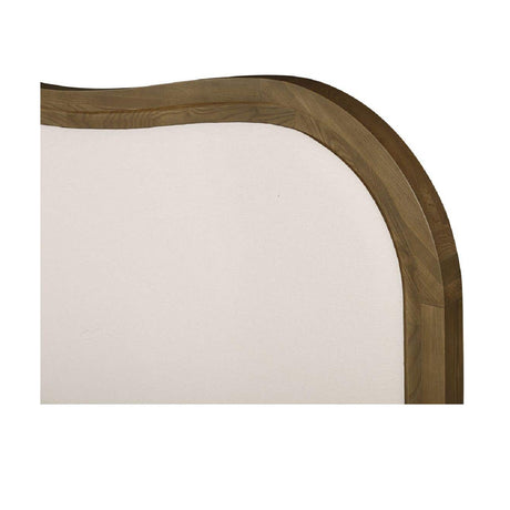 Cream Upholstered Bed | Novi Living Camilla
