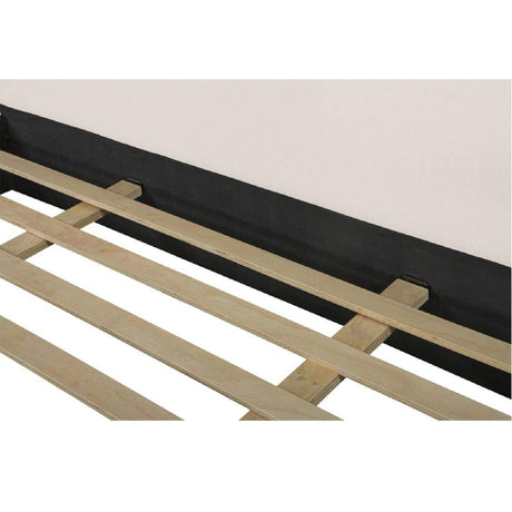 Cream Upholstered Bed | Novi Living Camilla