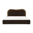 Brown Upholstered Bed - Novi Living Camilla - view 2