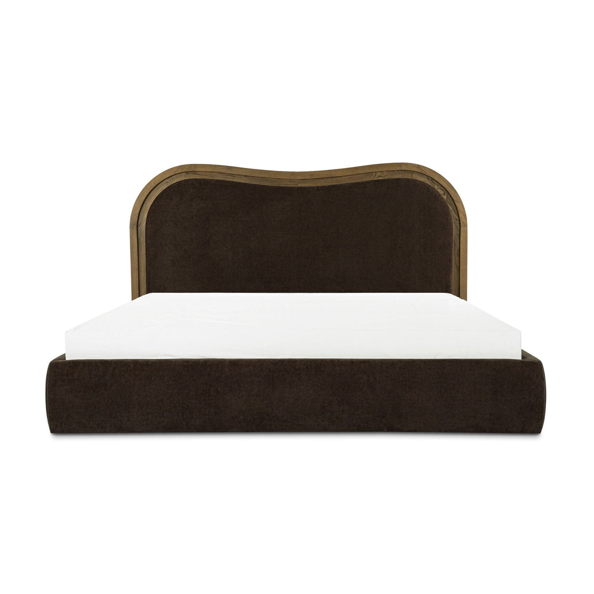 Brown Upholstered Bed | Novi Living Camilla