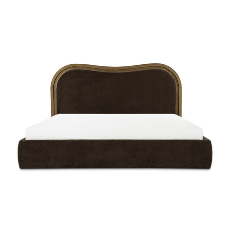 Brown Upholstered Bed | Novi Living Camilla