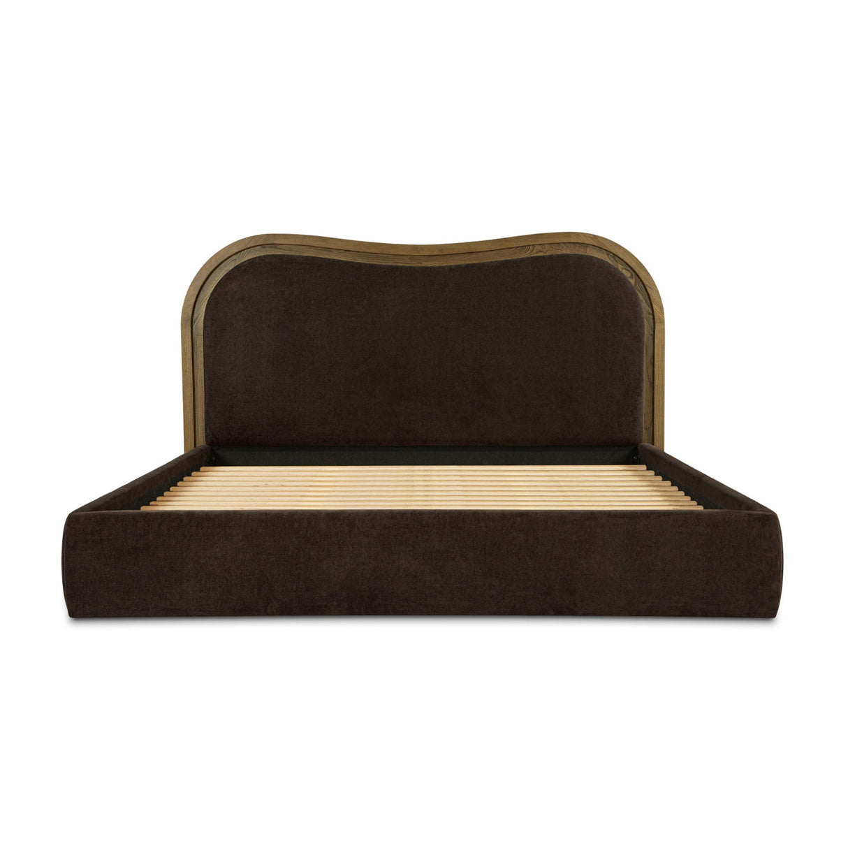 Brown Upholstered Bed | Novi Living Camilla