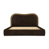 Brown Upholstered Bed | Novi Living Camilla