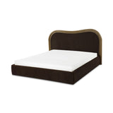 Brown Upholstered Bed | Novi Living Camilla