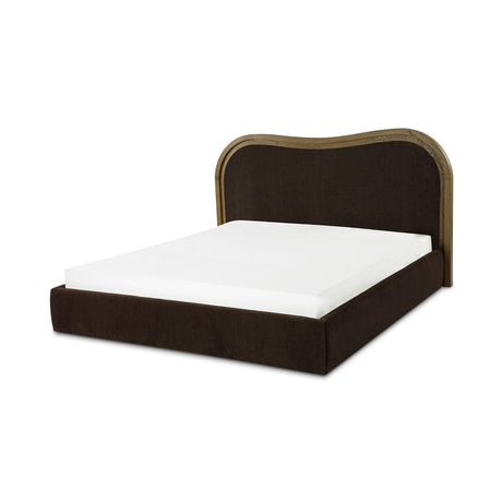 Brown Upholstered Bed | Novi Living Camilla