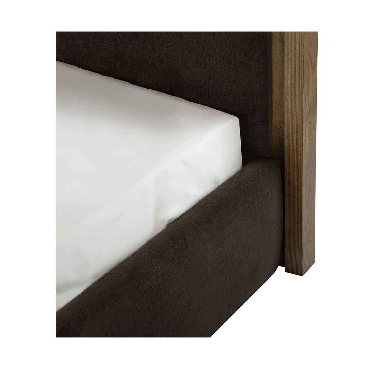 Brown Upholstered Bed | Novi Living Camilla