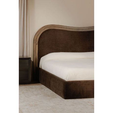 Brown Upholstered Bed | Novi Living Camilla