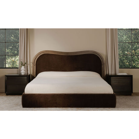 Brown Upholstered Bed | Novi Living Camilla