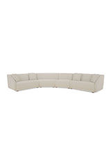 Modern European furniture - 4-Piece Modular Sofa - www.oroa.com