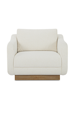 Wooden Base Lounge Chair | Novi Living Keane | Oroa.com
