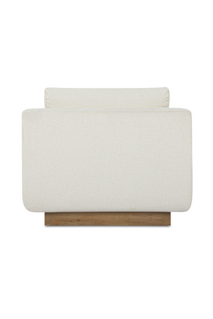 Wooden Base Lounge Chair | Novi Living Keane | Oroa.com