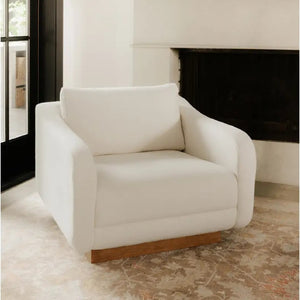   Wooden Base Lounge Chair | Oroa.com