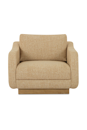 Wooden Base Lounge Chair | Novi Living Keane | Oroa.com