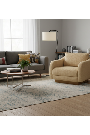 Wooden Base Lounge Chair | Novi Living Keane | Oroa.com