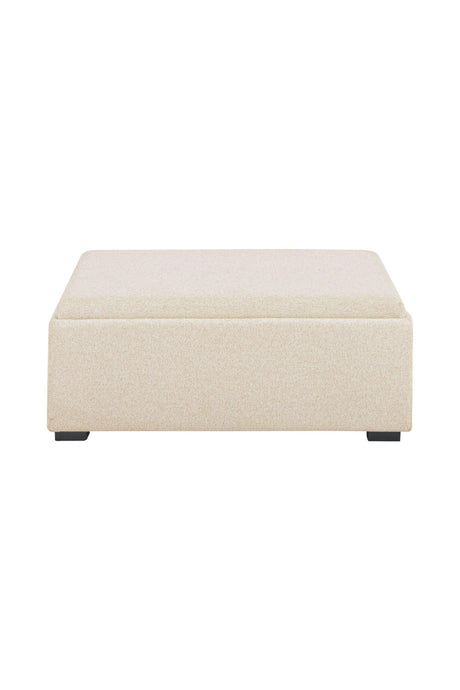 Square Tray Storage Ottoman | Novi Living Montana | Oroa.com