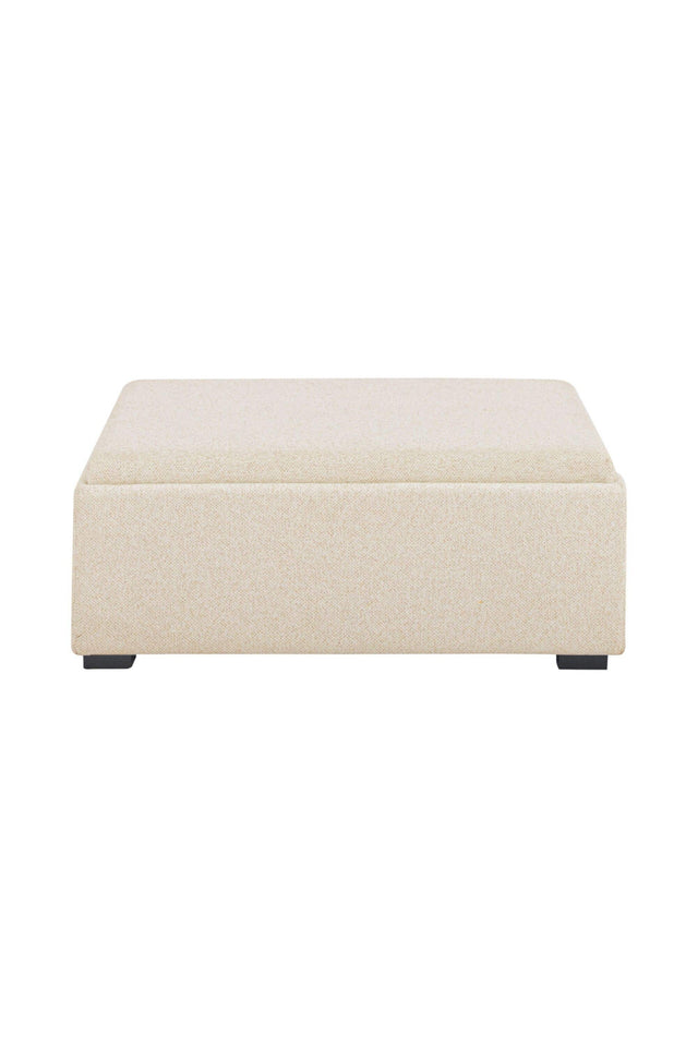 Square Tray Storage Ottoman | Novi Living Montana | Oroa.com