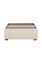 Modern European furniture - Square Tray Storage Ottoman - www.oroa.com