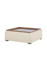 Modern European furniture - Square Tray Storage Ottoman - www.oroa.com