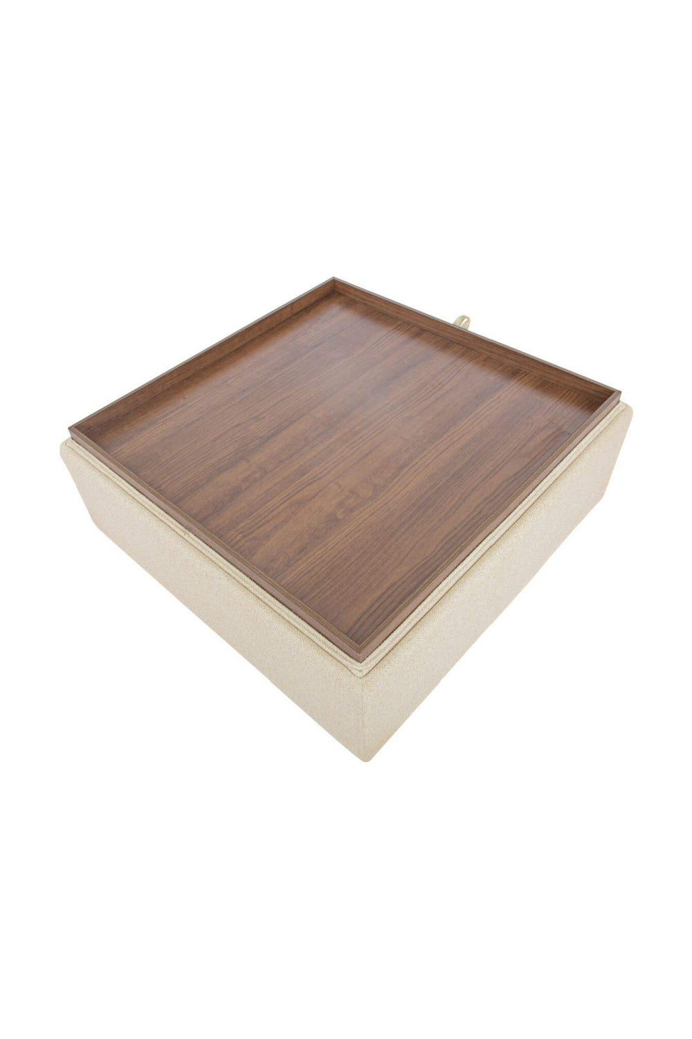 Square Tray Storage Ottoman | Novi Living Montana | Oroa.com