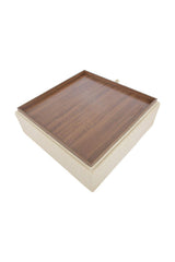 Modern European furniture - Square Tray Storage Ottoman - www.oroa.com