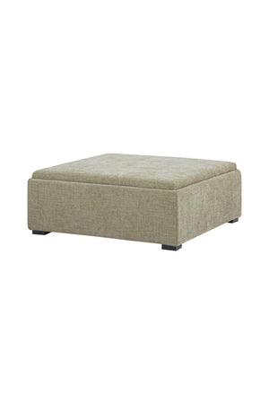 Square Tray Storage Ottoman | Novi Living Montana | Oroa.com