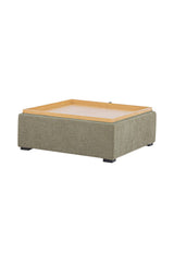 Modern European furniture - Square Tray Storage Ottoman - www.oroa.com