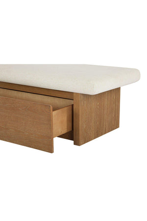 Chenille Storage Bench | Novi Living Gemma | Oroa.com