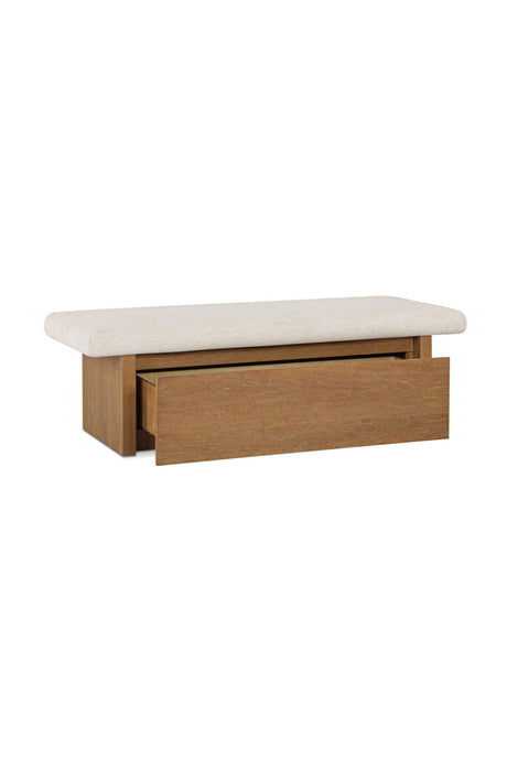 Modern European furniture - Chenille Storage Bench - www.oroa.com