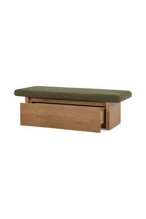 Chenille Storage Bench | Novi Living Gemma | Oroa.com