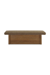 Modern European furniture - Chenille Storage Bench - www.oroa.com