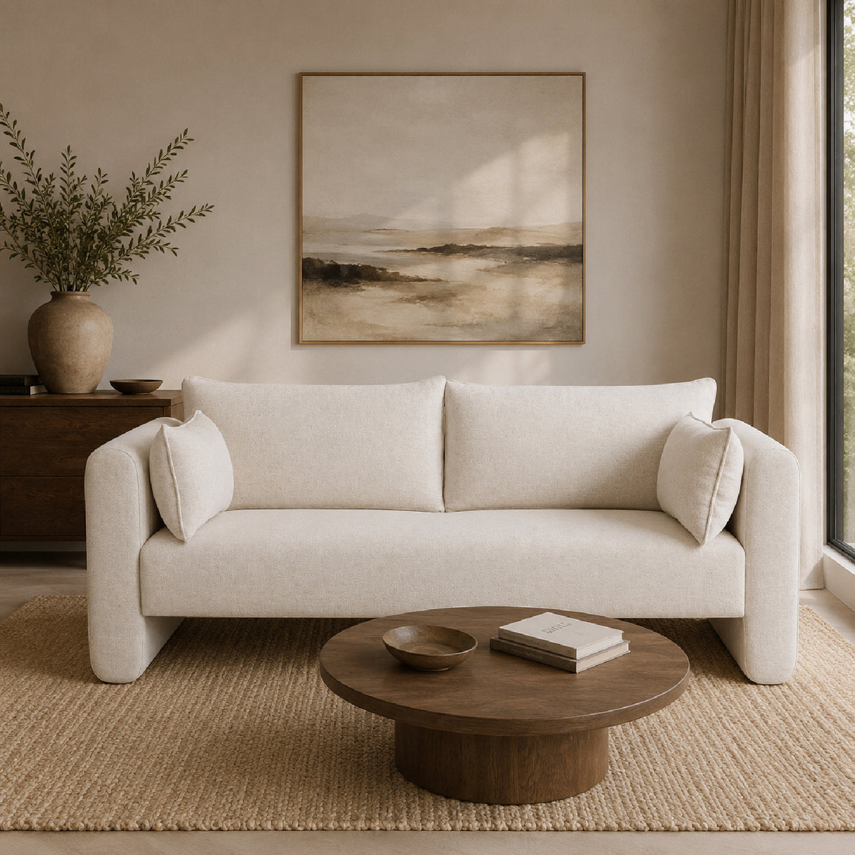 Modern European furniture - Fabric Modern Sofa - www.oroa.com