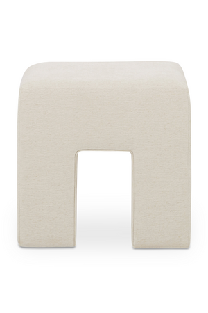 Linen Blend Square Stool | Novi Living Aidy | Oroa.com