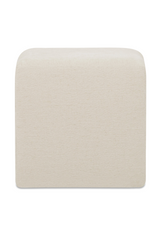 Modern European furniture - Linen Blend Square Stool - www.oroa.com