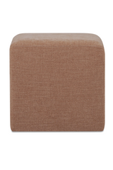 Modern European furniture - Linen Blend Square Stool - www.oroa.com